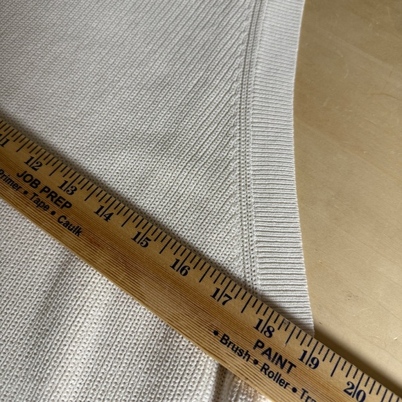 Wilfred By Aritzia White Sleeveless Halter Knit Top - 2XL - Picture 3 of 8